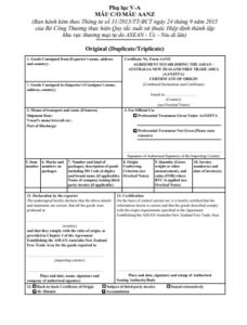 C/O Form AANZ Là Gì? Hồ Sơ Xin C/O Form AANZ Chi Tiết Nhất 2026